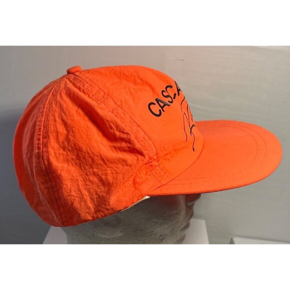 Cascar Racing Hat Orange Snapback Adjustable Cap Athletic Headwear Vintage - Picture 2 of 7
